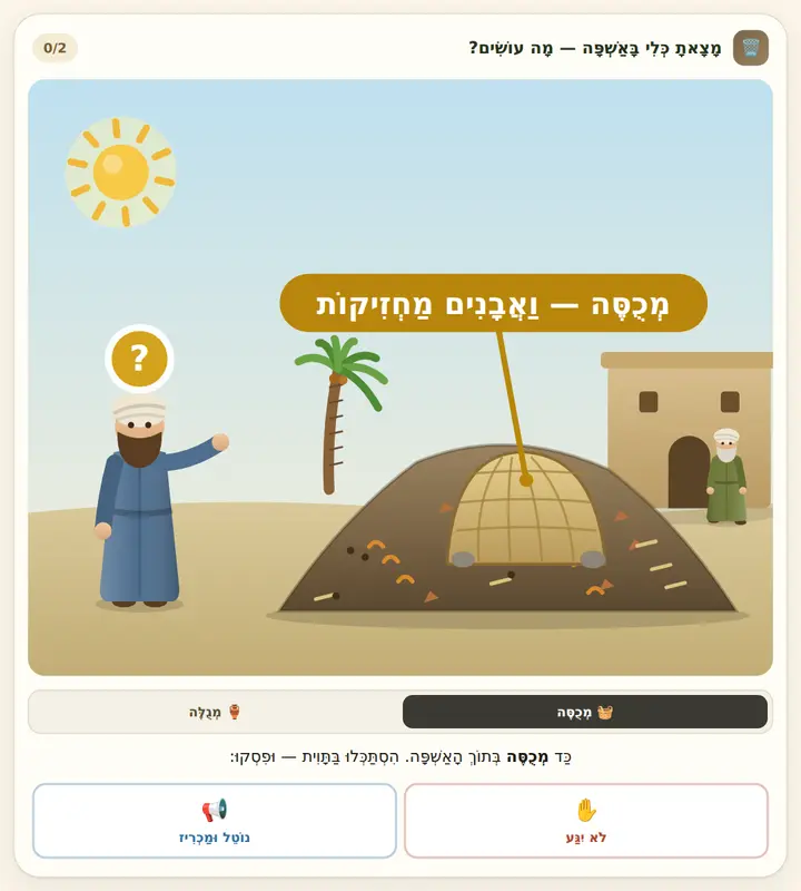מכוסה או מגולה — מה עושים?